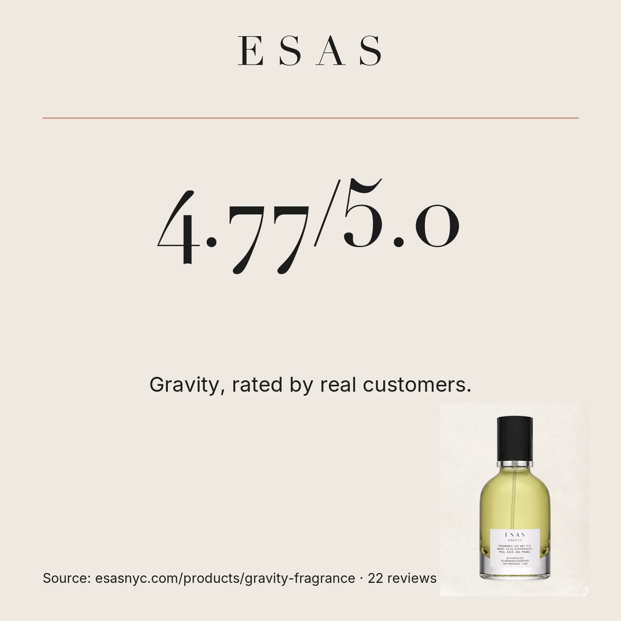 Customer rating stat callout