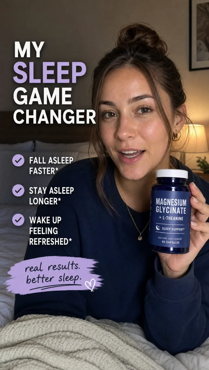 Sleep supplement ad creative being analyzed
